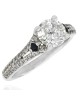 Vera Wang Love Collection Diamond and Sapphire Engagement Ring