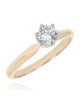 Diamond Solitaire Engagement Ring in Gold
