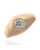 Diamond Solitaire Ring in Yellow Gold