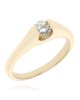Diamond Solitaire Engagement Ring in Yellow Gold