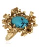 Oval Turquoise Free Form Ring