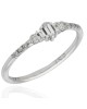 Baguette and Round Diamond Thin Ring