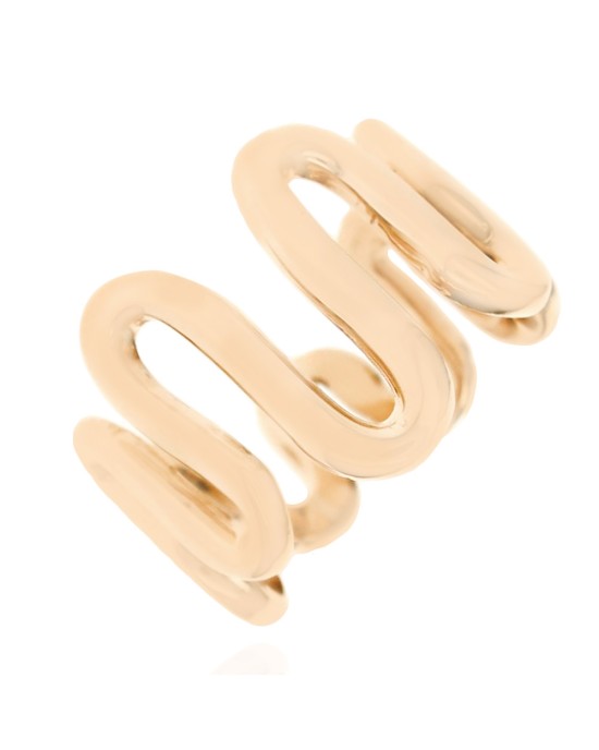 14K Squiggle Band Ring