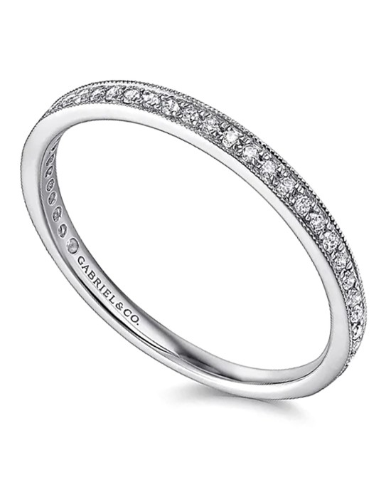 Gabriel & Co. Stackable Collection Diamnd Eternity Ring