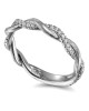 Gabriel & Co. Stackable Collection Diamond Twisted Ring