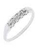 Four Stone Diamond Wedding Ring in White Gold