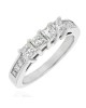 Princess Cut Diamond Ring in White Gold
