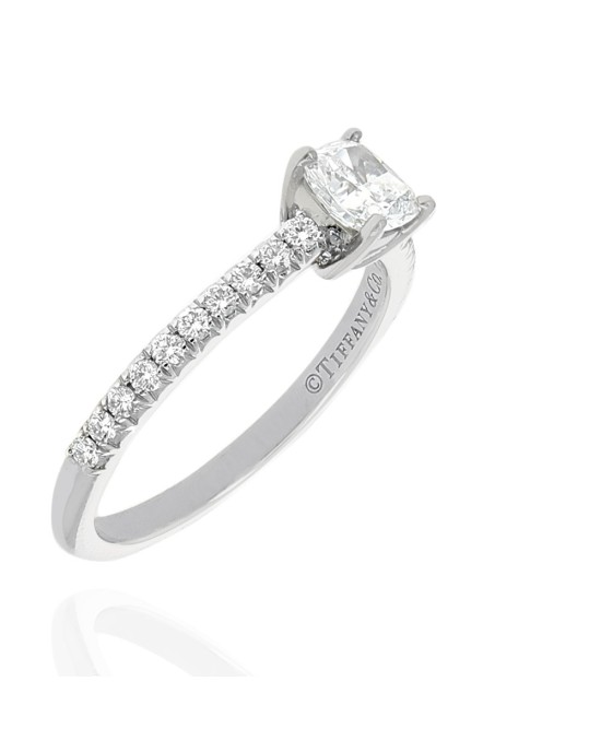 Tiffany & Co. Novo Diamond Engagement Ring in Platinum