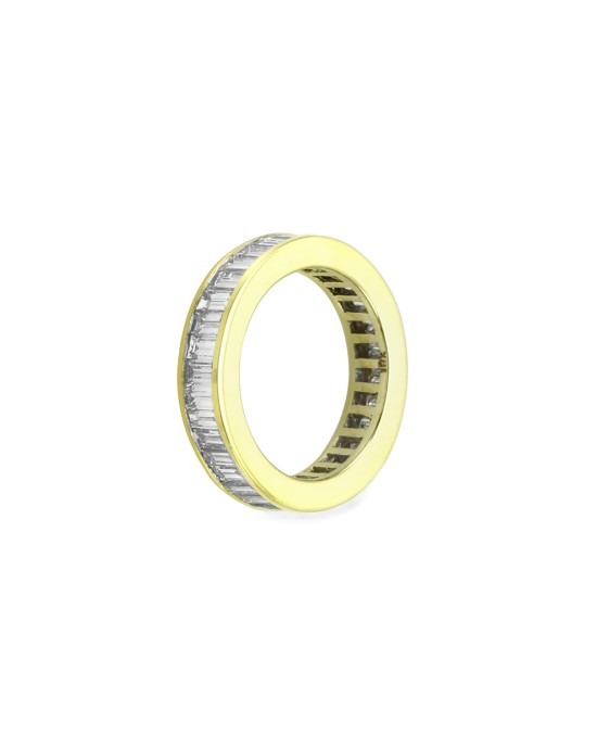 Baguette Diamond Eternity Band in Gold