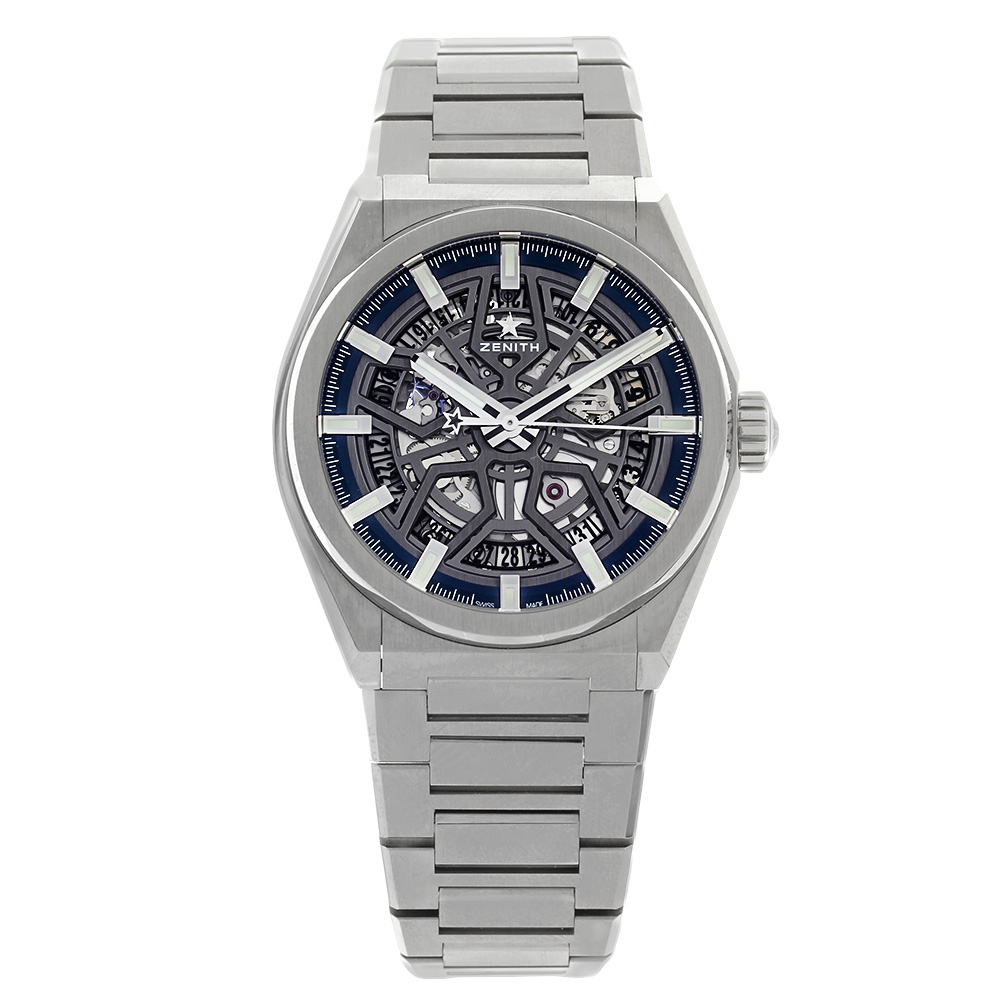 Zenith Defy Classic 41mm Titanium Skeleton Dial Ref-95.9000.670/78.M9000  Box and Papers