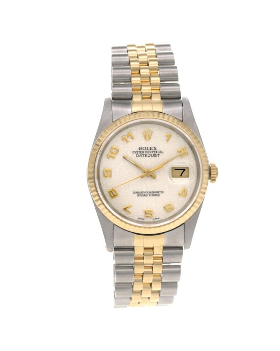 Rolex Datejust 36 Stainless Steel Gold 16233