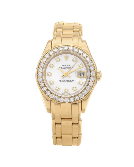 Rolex Lady-Datejust Masterpiece Pearlmaster 29mm Yellow Gold 69298
