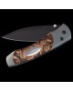 William Henry Titanium Brown Kirinite Stainless Steel Pocket Knife A200-3B