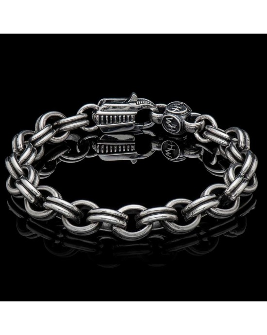 William Henry Crete Sterling Silver Chain Bracelet BR30