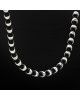 William Henry Caesar Chain Necklace in Sterling Silver