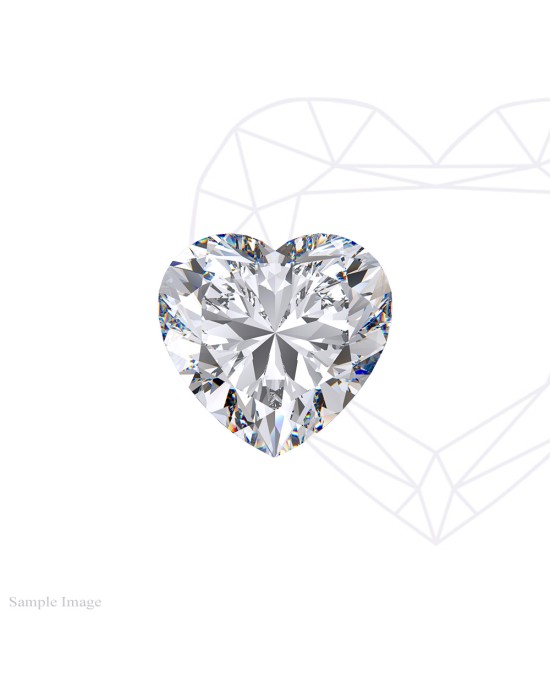 1.21CT Heart Cut Diamond GIA
