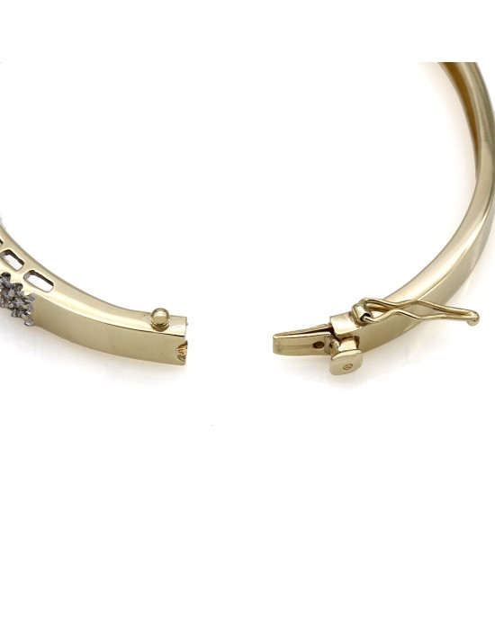 2 Row Pave Diamond Bracelet — Harvest Jewels