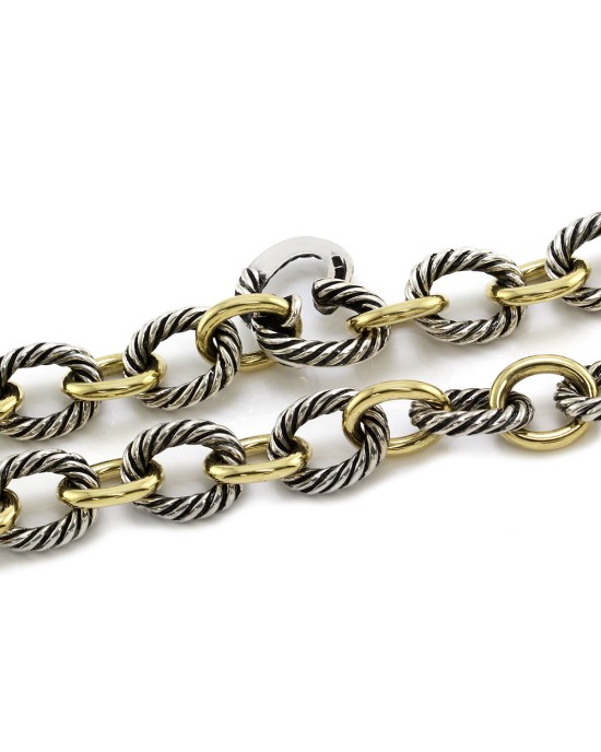 David Yurman Oval Extra-Large Link Bracelet 712161554048 - Gary Michaels  Fine Jewelry