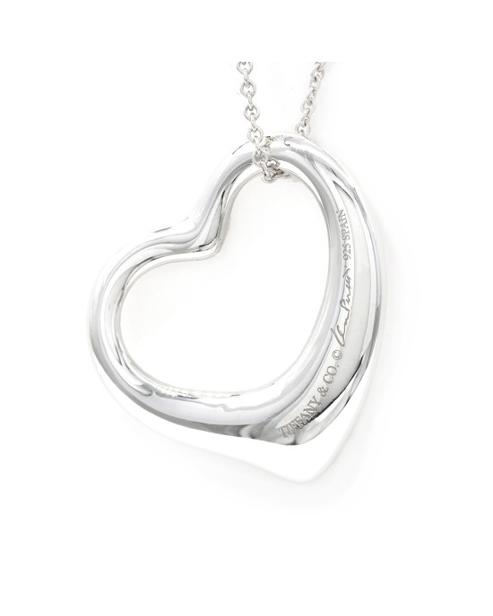 Tiffany & Co. Elsa Peretti Floating Heart Necklace
