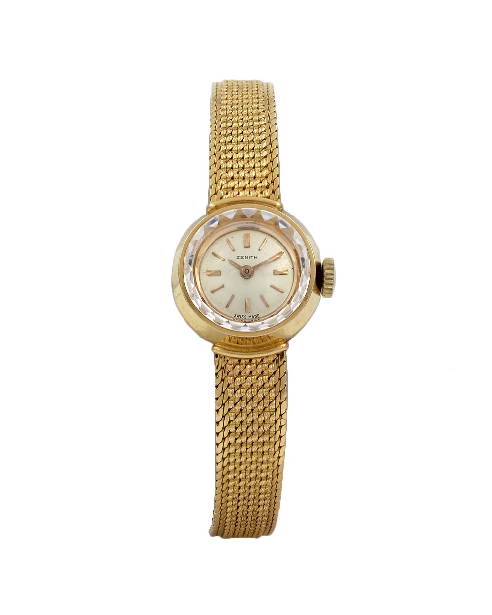Vintage Zenith Ladies 18KY Gold Dress Watch