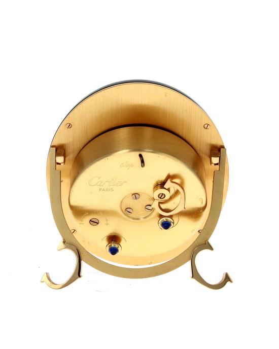 CARTIER Pendulette Watch Desk Clock Alarm Table Clock 7509 - Nice  Condition..!!!